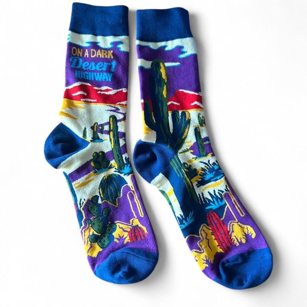 On a Dark Desert Highway socks - Picture 3 of 4